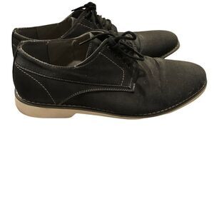 Madden men’s black denim oxfords